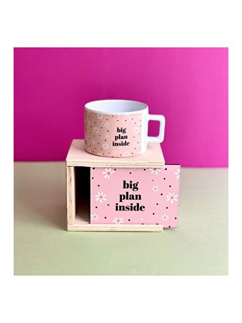 Bam Hediyelik Eşya Papatya Tasarımlı Kutulu Kupa - S000290141-23173