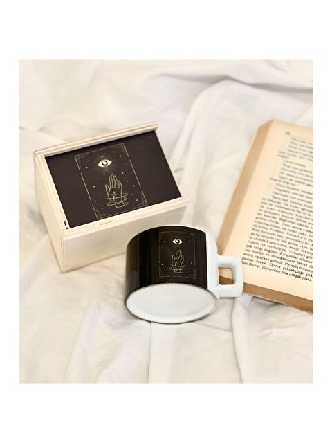 Bam Hediyelik Eşya Tarot Üçüncü Göz Tasarımlı Kutulu Kupa - S000290142-23173