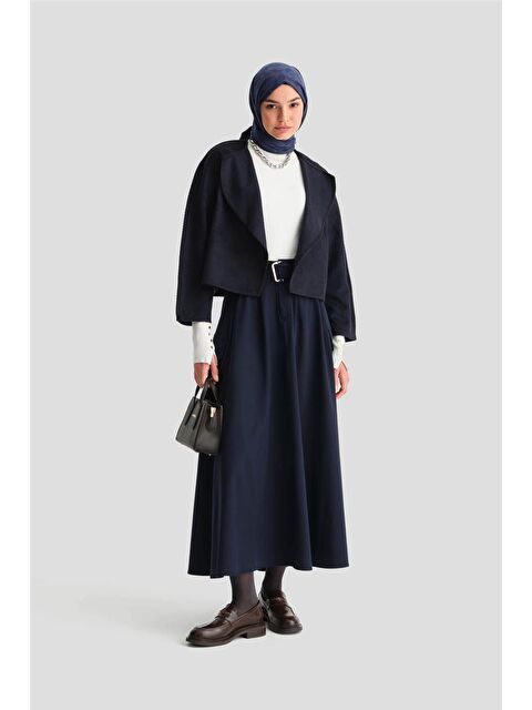 ARMİNE Çoban Dikişli Hırka 24K5715 Lacivert - S000489473-21164