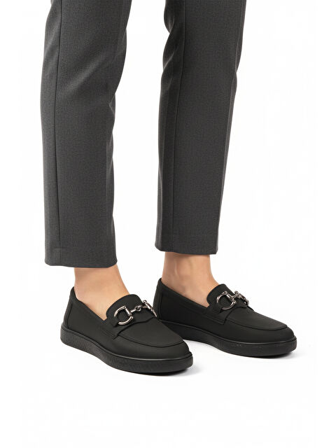 Ayakmod Siyah Hafif Esnek Kadın Casual Ayakkabı B-02 Z - S000442815-19351