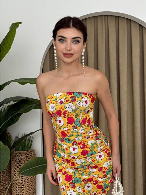 Jane's Emelıe Straplez Elbise - S000527594-20076