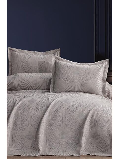 Çeyiz Diyarı Firdevs 3 Parça Çift Kişilik Pike Takımı 240x260 Bej - S000499123-19928