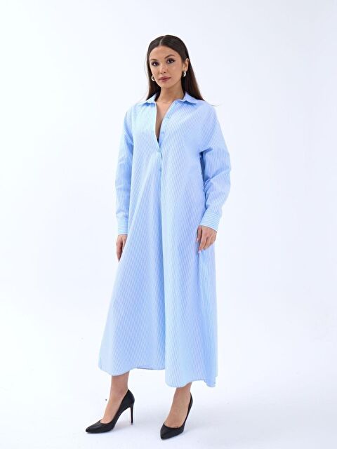 Jane's 5857 ELBİSE-SAN DİEGO ÇİZGİLİ - S000527595-20076