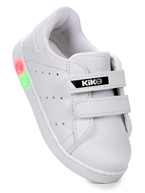Kiko Kids Royzo Cırtlı Işıklı Kız Çocuk Spor Ayakkabı - S000463623-20063