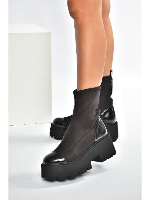 Fox Shoes Siyah Kadın Bot V272902904 - S000464396-19351