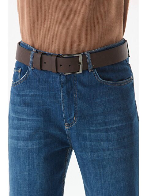 Fullamoda Spor Suni Deri Kemer - S000145497-19413