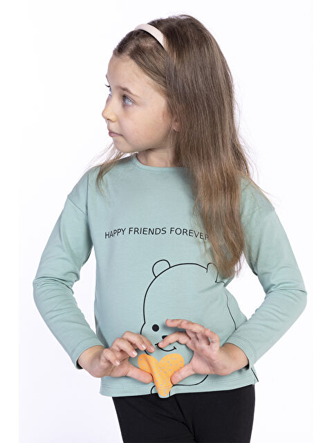 Toontoykids Kız Çocuk Baskılı Tişört - S000500969-6354
