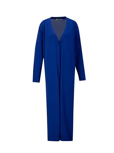 ARMİNE Basic Uzun Hırka 24Kd2003 Saks - S000489493-17234