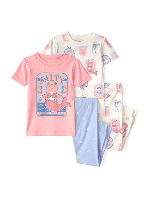 Carter's Küçük Kız Çocuk Pijama Set 2 Yaş-5 Yaş Çok Renkli - S000532107-23173