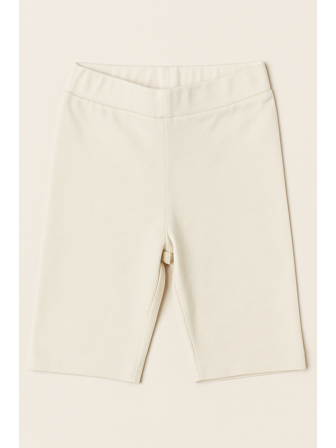 Magu Kız Çocuk Pamuklu  Biker Tayt - Diz Üstü Rahat Kesim - S000422661-19966