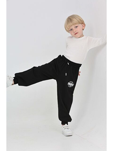 Toontoykids Erkek Çocuk Skate Baskılı Eşofman Alt - S000457306-19351