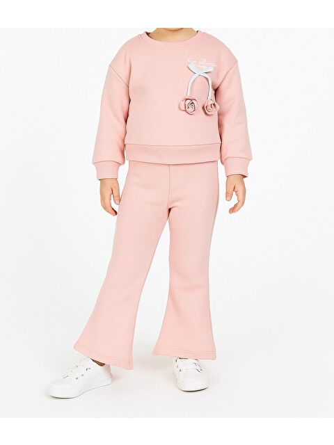 Little Star 🌸 Kız Çocuk Üç İplik Şardonlu Eşofman Takımı - S000462019-20024