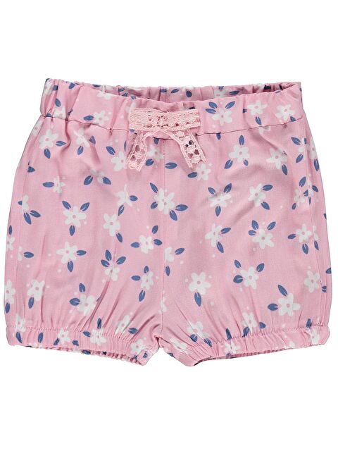 Civil Baby Çiçek Baskılı 6-18 Ay Şort - Pembe
