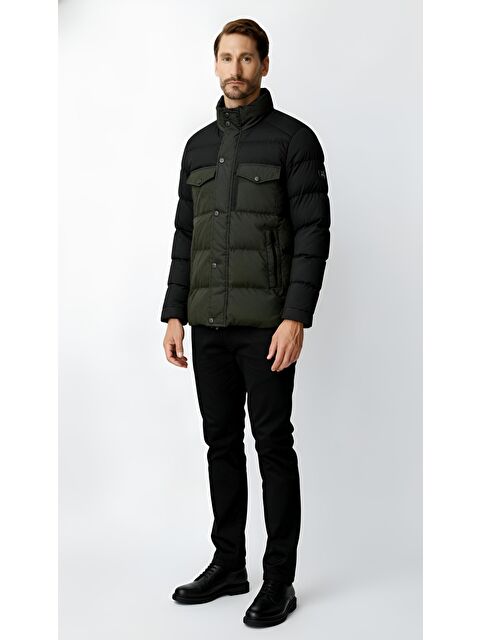 igs Erkek Siyah Şişme Mont - S000490221-19351