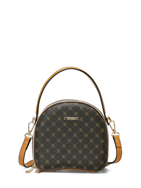 Butigo MNG D KALIP EL 5FX KAHVE MULTI Kadın El Çantası