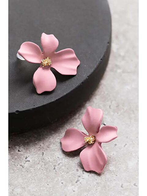 New Obsessions Zarif Çiçekli Çivi Küpe - S000182407-23490