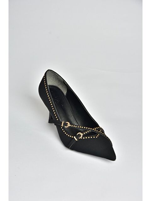 Fox Shoes Siyah Kadın Topuklu Ayakkabı V820975004 - S000492568-19351