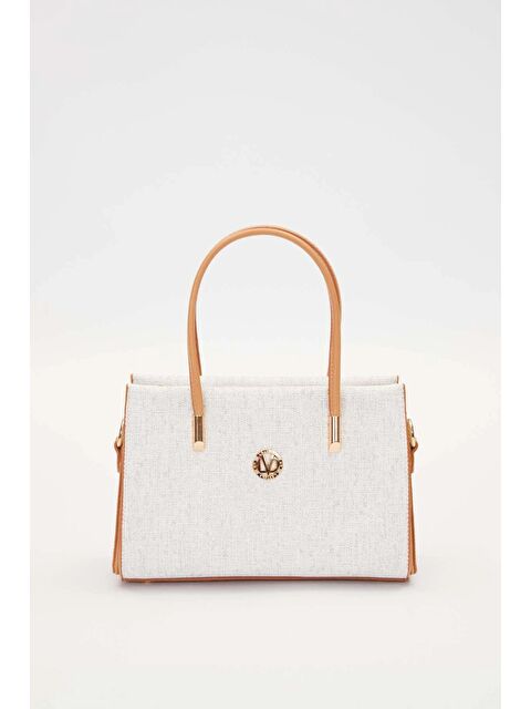 LEVİDOR Krem Kadın Omuz Çantası 930543