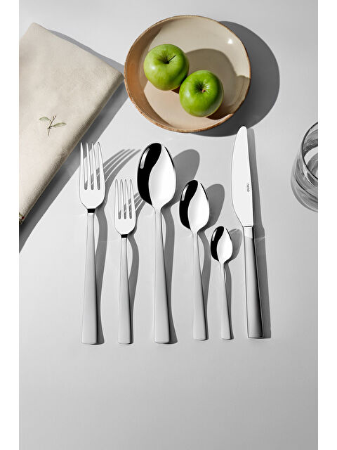 Nehir Deniz Saten 12 Kişilik 72 Parça Kutulu Çatal Kaşık Bıçak Takımı - S000492518-18105