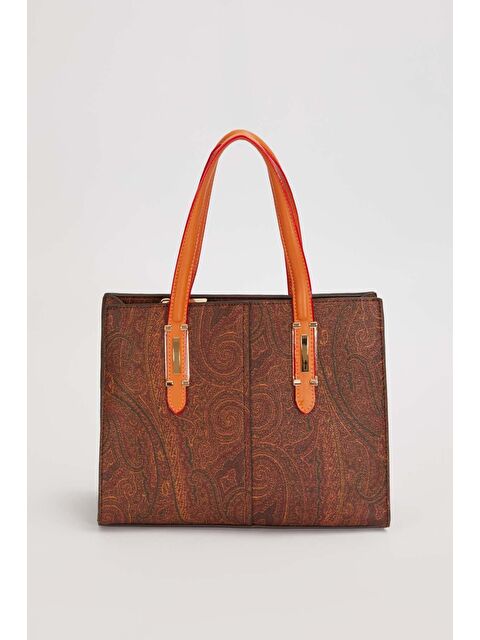 LEVİDOR Premium Koyu Kahve Kadın Omuz Çantası 930601