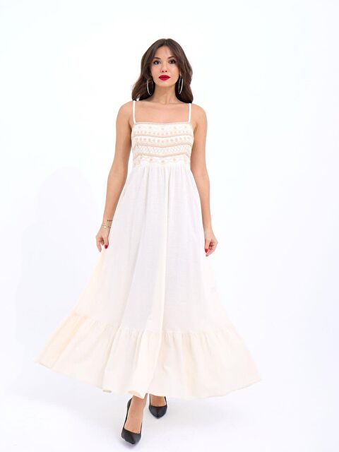 Jane's 7114 ELBİSE-BEJ - S000527602-19928