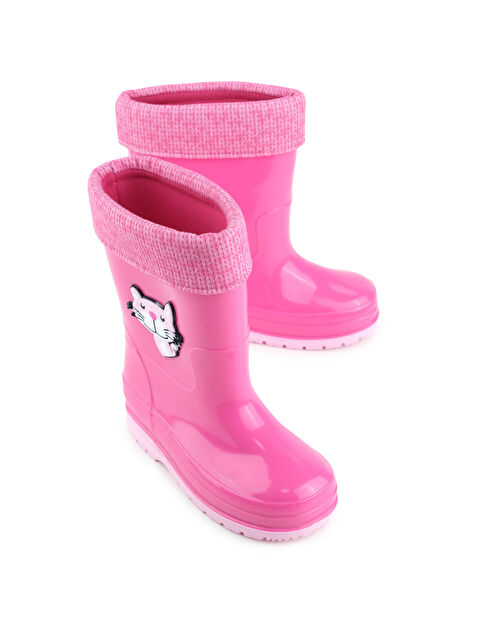 Gezer Kız Çocuk Kışlık PVC İçi Sıcak Astarlı Su Geçirmez Yağmur Bot Çizme - S000289270-18686