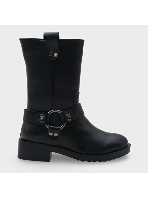 Capone Outfitters Metal Aksesuarlı Motorcu Bot - S000448898-19351