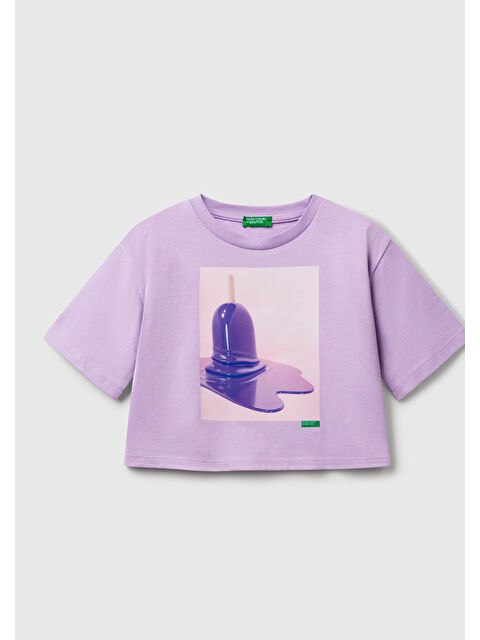 United Colors Of Benetton Kız Çocuk T-SHIRT - S000482028-23173