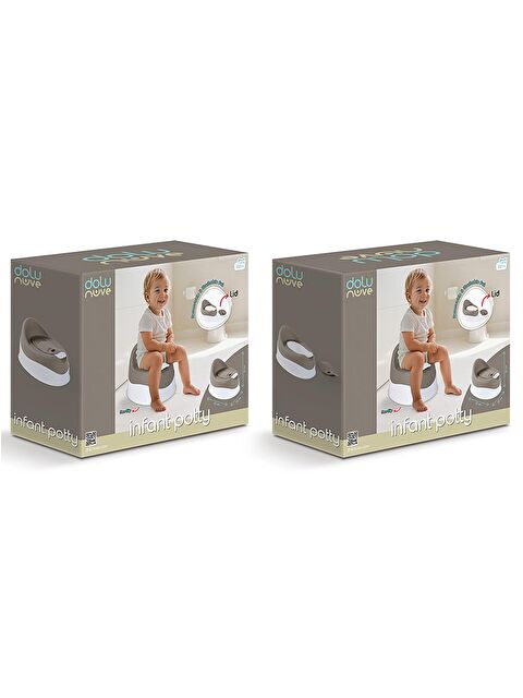 Dolu Nuve Bebek Lazımlığı - Gri