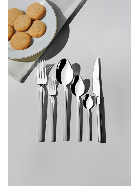 Nehir Dalyan Saten 12 Kişilik 72 Parça Kutulu Çatal Kaşık Bıçak Takımı - S000492485-18105