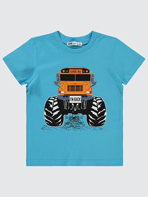 Civil Boys Erkek Çocuk Tişört 2-5 Yaş Turkuaz