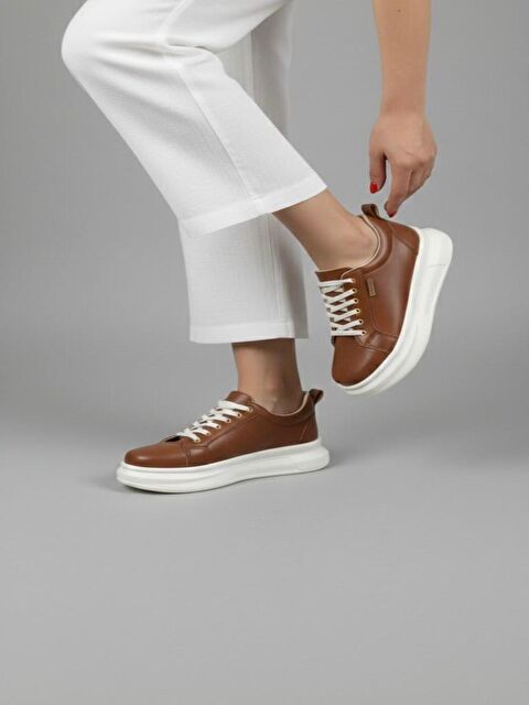 marinarosse Kadın Less Kahve Kalın Tabanlı Ortopedik Günlük Sneaker - S000509035-29705