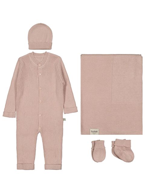 Civil Beybek 5'li  Zıbın Setleri - Pudra 0-1 Ay - S000509036-7152