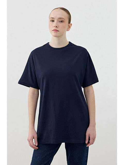 Remsa Kısa Kol Basic Pamuklu Tişört 1809 Lacivert - S000522609-21164