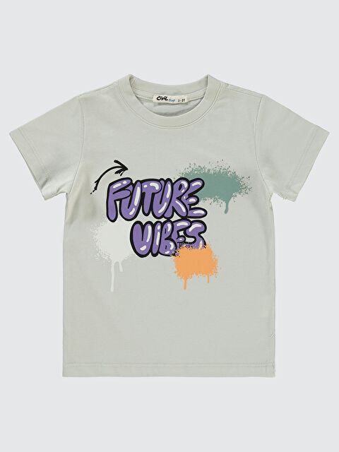 Civil Boys Erkek Çocuk Tişört 2-5 Yaş Açık Gri - S000359407-17308