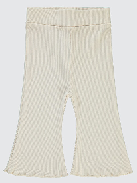 Civil Baby Kız Bebek Tayt 6-18 Ay Fildişi