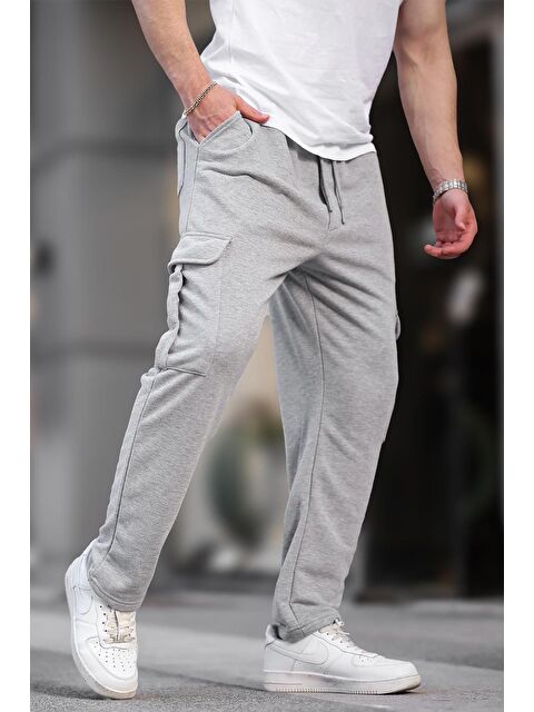 Madmext Grimelanj Beli Ayarlanabilir Kargo Cep Basic Erkek Jogger Eşofman Altı 6552 - S000273543-74