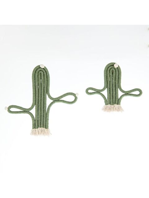Evidea Deco Cactus 2'li Dekoratif Süs - Yeşil - 25x20 cm - S000366987-18194