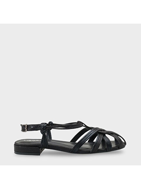 Capone Outfitters Gwynne Gladyatör Kısa Topuklu Kadın Babet