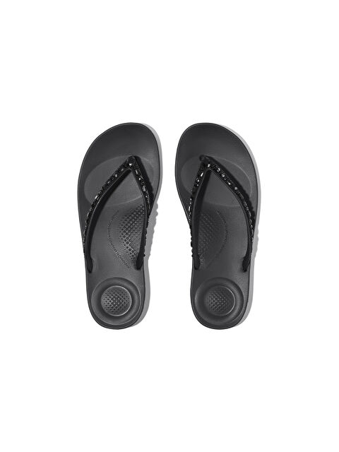 Fitflop Kadın Siyah Taşlı Parmak Arası Terlik