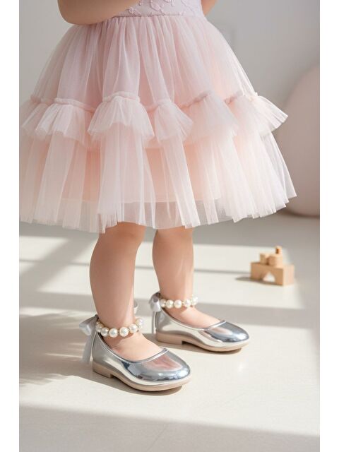 GÖRKEM BEBE AYAKKABI VE TEKSTİL KIZ ÇOCUK İNCİLİ BABET - S000494531-37228