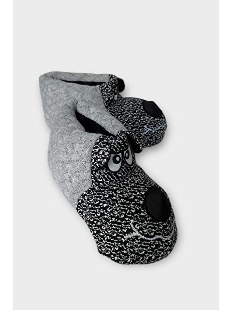 LİGER Erkek Örgülü Panduf Ev Botu Grİ - S000527611-20600