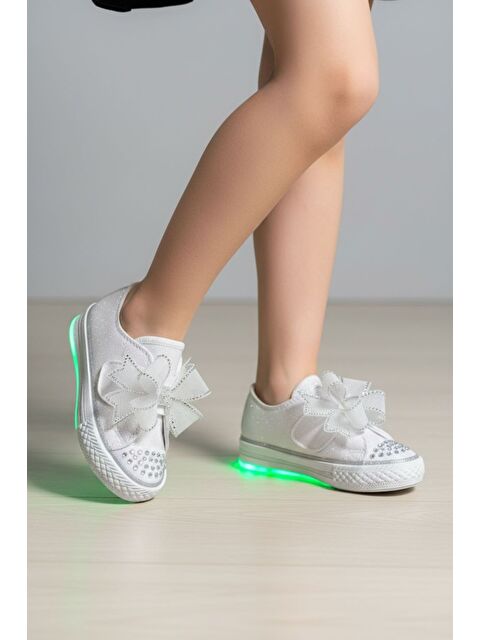 GÖRKEM BEBE AYAKKABI VE TEKSTİL Dantelli CIRTLI Çocuk Günlük Ayakkab - S000510503-5241