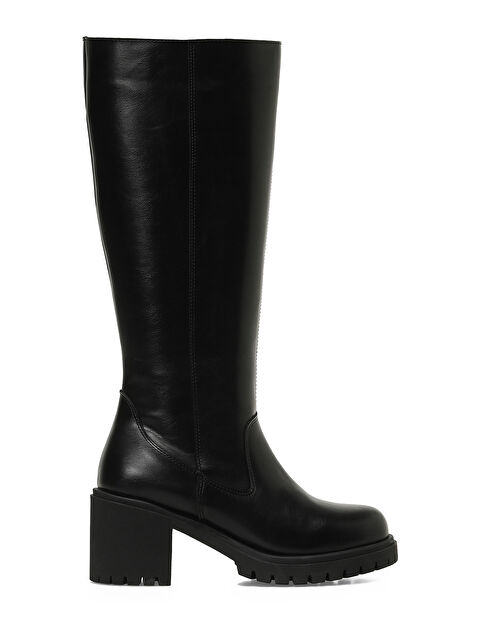 Butigo 25K-6009 5PR Siyah Kadın Topuklu Çizme - S000473286-19351