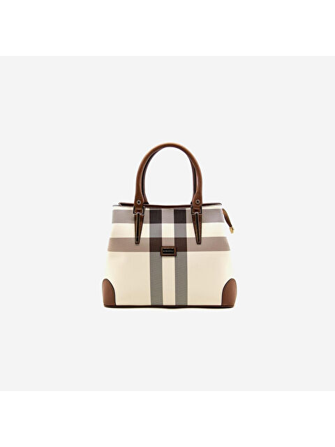 Silver Polo Kadın SP667-MK48 SILVER POLO Omuz Çantası Krem-Taba