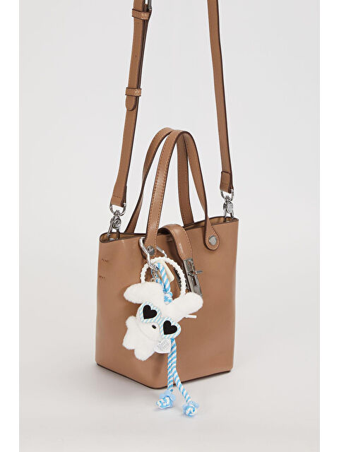 Remsa Levidor Charm Detay Askılı Premium Çanta 930616 Sütlü Kahve