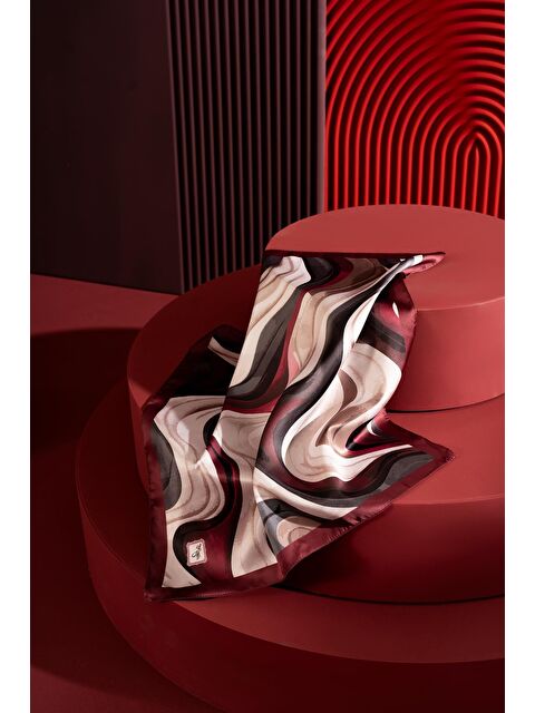 Jawel Kadın Dalga Desen 55*55 cm Bandana & Fular