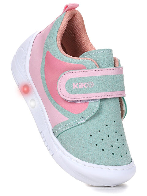 Kiko Kids Kugan Cırtlı Işıklı Kız Bebek Yürüyüş Spor Ayakkabı - S000449350-20054