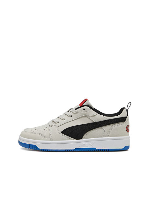 Puma Rebound V6 Lo Mid 90s Jr Çocuk Gri Sneaker - S000480748-20600