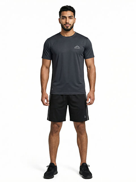 ORENDAHİLL ORENDAHILL Erkek Spor Şort Hızlı Kuruyan Esnek Regular Fit Trim Biyeli Activewear - S000504229-19351